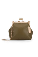 Olive Green Sofia Mini Clutch