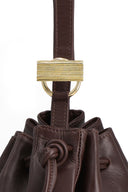 Espresso Brown Viola Shoulder Bag