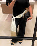 Velours Noir Sofia Clutch